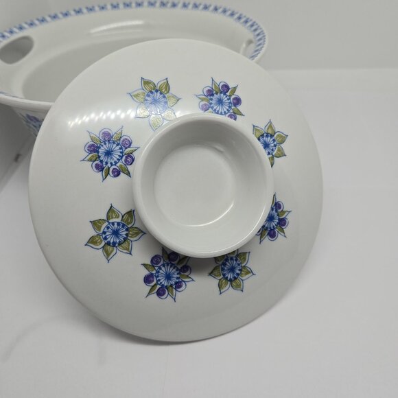 Vintage Lotte Coupe by Figgjo 1 Qt Casserole Bowl w/ Lid, Norway, 1972 - Picture 8 of 15